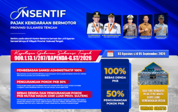 Jelang HUT RI ke 81 UPTD Badan Pendapat Daerah Wilayah VI Banggai Kepulauan (Samsat Salakan) Siap Laksanakan Program Insentif PKB Gubernur Sulteng