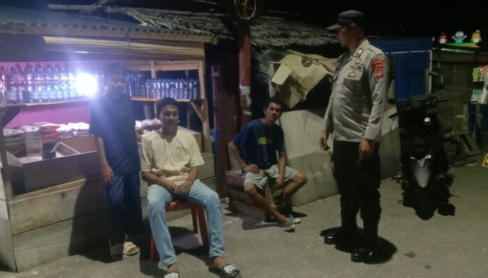 Polsek Tinangkung Intensifkan Patroli dan Pengamanan Pelabuhan Salakan, Situasi Kamtibmas Kondusif
