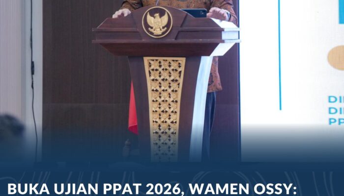 Buka Ujian PPAT 2026, Wamen Ossy: Memastikan Layanan Pertanahan dari PPAT yang Kompeten, Profesional dan Berintegritas