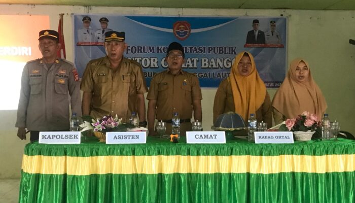 Tingkatkan Kualitas Pelayanan Publik, Forum Konsultasi Kecamatan Banggai Gelar Diskusi Bersama