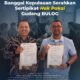 Wujudkan Kepastian Hukum Aset Negara, Kantah Banggai Kepulauan Serahkan Sertipikat Hak Pakai Gudang BULOG