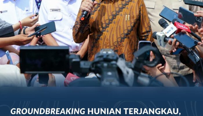 Groundbreaking Hunian Terjangkau, Ketua Satgas Perumahan RI Sampaikan Dukungan Sertipikasi Gratis bagi MBR dari Kementerian ATR/BPN