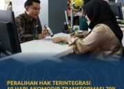 Peralihan Hak Terintegrasi 10 Hari Akomodir Transformasi 70% Layanan Kementerian ATR/BPN