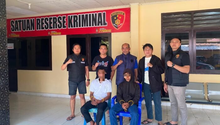 Tim URC Satreskrim Polres Bangkep Amankan Dua Palaku Penganiayaan di Desa Lesan Tobungin