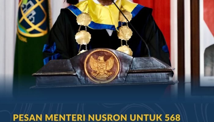 Pesan Menteri Nusron untuk 568 Wisudawan/Wisudawati Politeknik Agraria STPN: Jaga Integritas di Mana pun Bekerja
