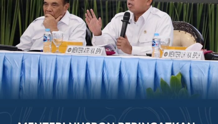 Menteri Nusron Peringatkan Pengusaha: Kebakaran Lahan Dapat Batalkan HGU