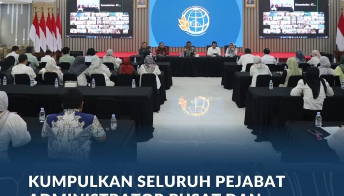 Kumpulkan Seluruh Pejabat Administrator Pusat dan Daerah, Sekjen ATR/BPN: Pelayanan Harus Tetap Optimal