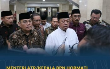 Menteri ATR/Kepala BPN Hormati Proses Hukum KPK dan Pastikan Pelayanan Pertanahan Tetap Berjalan