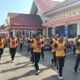 Bagwatpers Ro SDM Polda Sulteng Monitoring Kesamaptaan Jasmani di Polres Bangkep