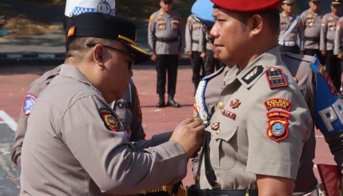 Kapolres Banggai Kepulauan Pimpin Upacara Sertijab Kasat Reskrim di Mako Polres, Tekankan Profesionalisme Layanan Masyarakat
