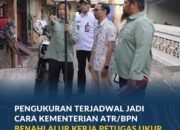 Pengukuran Terjadwal Jadi Cara Kementerian ATR/BPN Benahi Alur Kerja Petugas Ukur dan Edukasi Masyarakat
