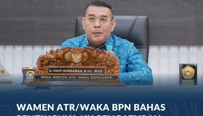 Wamen ATR/Waka BPN Bahas Pentingnya UU Pengaturan Reforma Agraria dalam Diskusi Publik Ombudsman RI