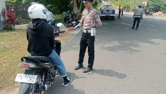 35 Pengendara di Bangkep Terjaring Operasi Patuh Tinombala 2026 pada Hari Pertama