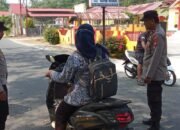 Cegah Karhutla dan Tertibkan Pengendara, Polsek Totikum Gencarkan Strong Point dan Imbauan Warga
