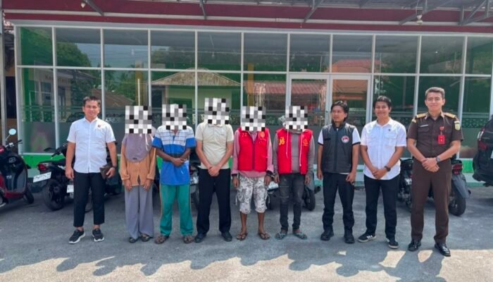 Berkas Lengkap, Sat Reskrim Polres Bangkep Limpahkan 5 Tersangka Berbagai Perkara ke Jaksa